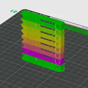 PLA PETG Temp Test Tower