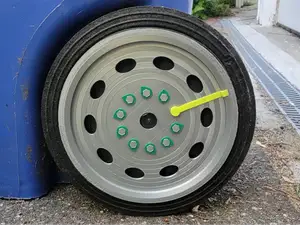 Tractor Trailer Tire Rim for Wheeled Garbage Bin