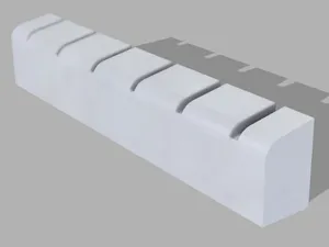Classical Guitar Nut ( 51,6 x 6,4 x 9,5 )