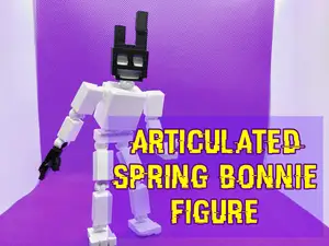 8 Bit Spring bonnie figure (removable mask)