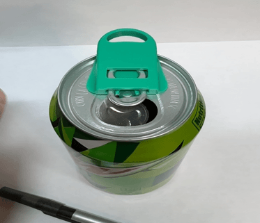 Beer Soda Can Opener & Lid Saver Cap & Keychain