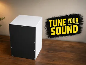 Customizable Cajón Drum – Parametric, Tunable