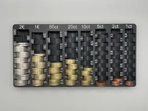 Ultimate Euro Coin Organizer & Counter Tray