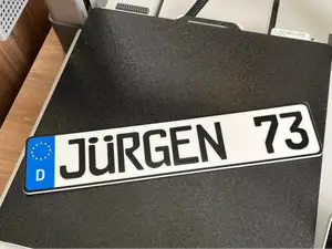 Registration plate 1:2 V2 (DE)