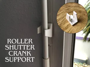 Roller Shutter Crank Support – No Supports needed