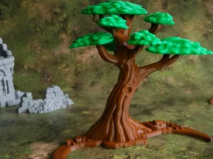 Tree B - Miniature Tabletop Scatter Terrain 