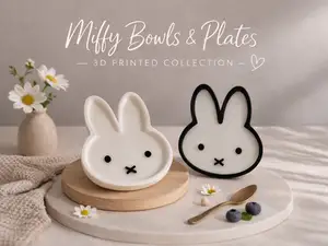 Miffy Bowls & Plates - 2 ways