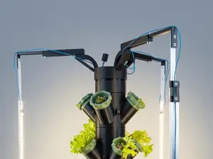 Adjustable 3-Arm LED Wing for Hydroponic Tower