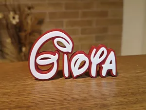 Gioya Name Disney Tag