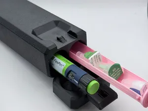 Dual Insulin/Peptide Pen Case - Print In place 
