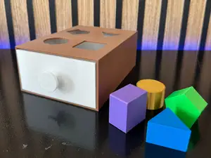 Montessori child Shape Sorter Box Puzzle Baby Toy