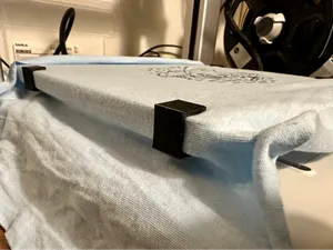 Clips for holding fabric on the A1 print bed