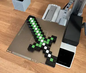 Minecraft-Inspired Double-Sided Customizable Sword