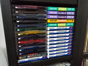Minidisc holder for Ikea gnedby shelving unit