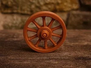 Wagenrad-Relikt – Western & Farm Deko