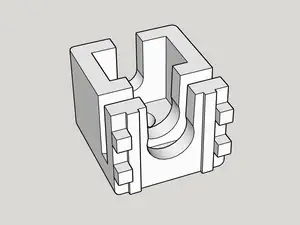 Крепление к французскому карнизу для штор