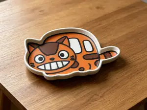 猫巴士多色收纳盘-可爱卡通盘子-动漫家居装饰置物盘