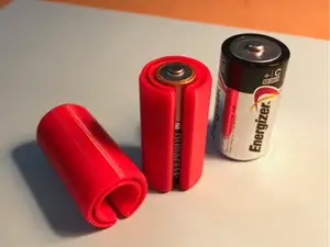 AA to C Battery adapter