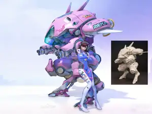 守望先锋 D.Va的机甲
