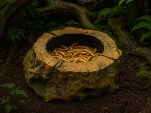Mehlwurm Futternapf