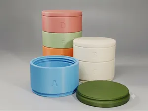 Customizable small stackable Container / Pot / Jar