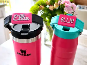 Stanley Water Bottle Handle Name Plate (Add Name)