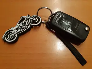 <BRB> Cruiser | Motorcycle - Keychain