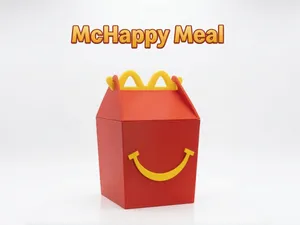 McHappy Meal bin box storage or garbage
