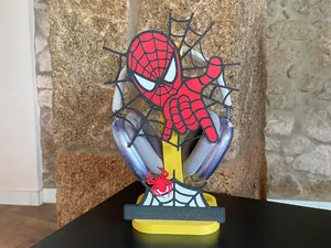 Headphones stand Spiderman