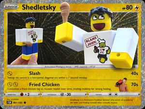 Shedletsky Style Articulated Minifigure