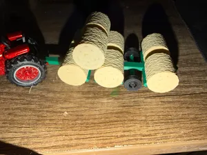 1/64 Round Bale Trailer