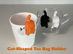 Cat-Shaped Tea Bag Holder