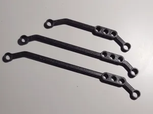 Steering link with ball joint 11, 13, 15, 17, 19L