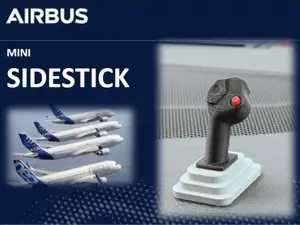 Mini Airbus Sidestick Keychain
