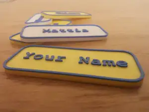 Targa NOMI personalizzabile - di riconoscimento