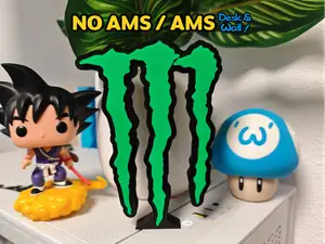 Monster Logo (NO AMS/AMS) - Monster Energy Logo