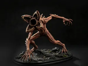 夺心魔 魔王 达达 恐怖食人花 《怪奇物语》模型 高细节