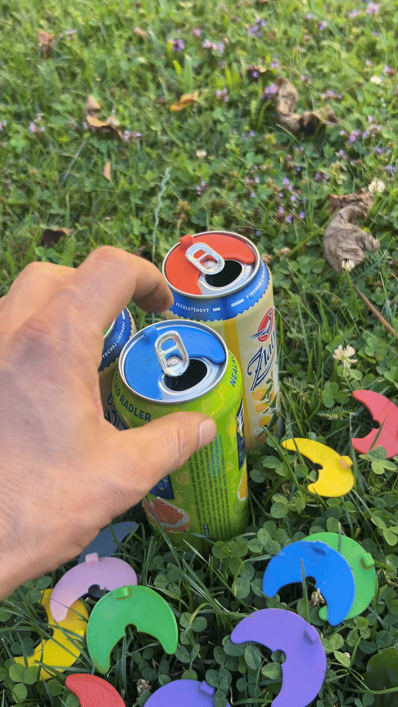 Beer / Soda -  lid cover drink (0,33 / 0,5 lit.)