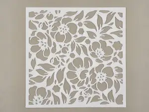 Petal Flower Stencil Template Craft