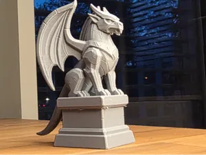 Gargoyle Dragon Statue | Winged Guardian