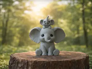Eli & Noah on Head - Cozy Animal Collection