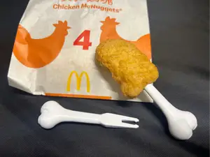 Anime-style Bone Meat Fork