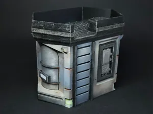 Sci-Fi Building Ladder Variant Wargaming Terrain