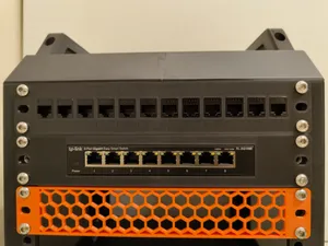 10-Inch 1U 12-Port CAT6 Keystone Patch Panel