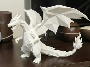 Charizard - "Geometric Flame" - Polygonal