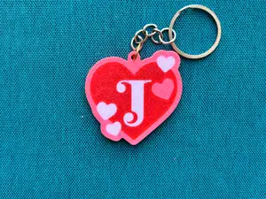 I LOVE J Keychain