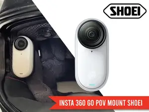 Helmet mount for Insta 360 go 3 - POV Mount SHOEI