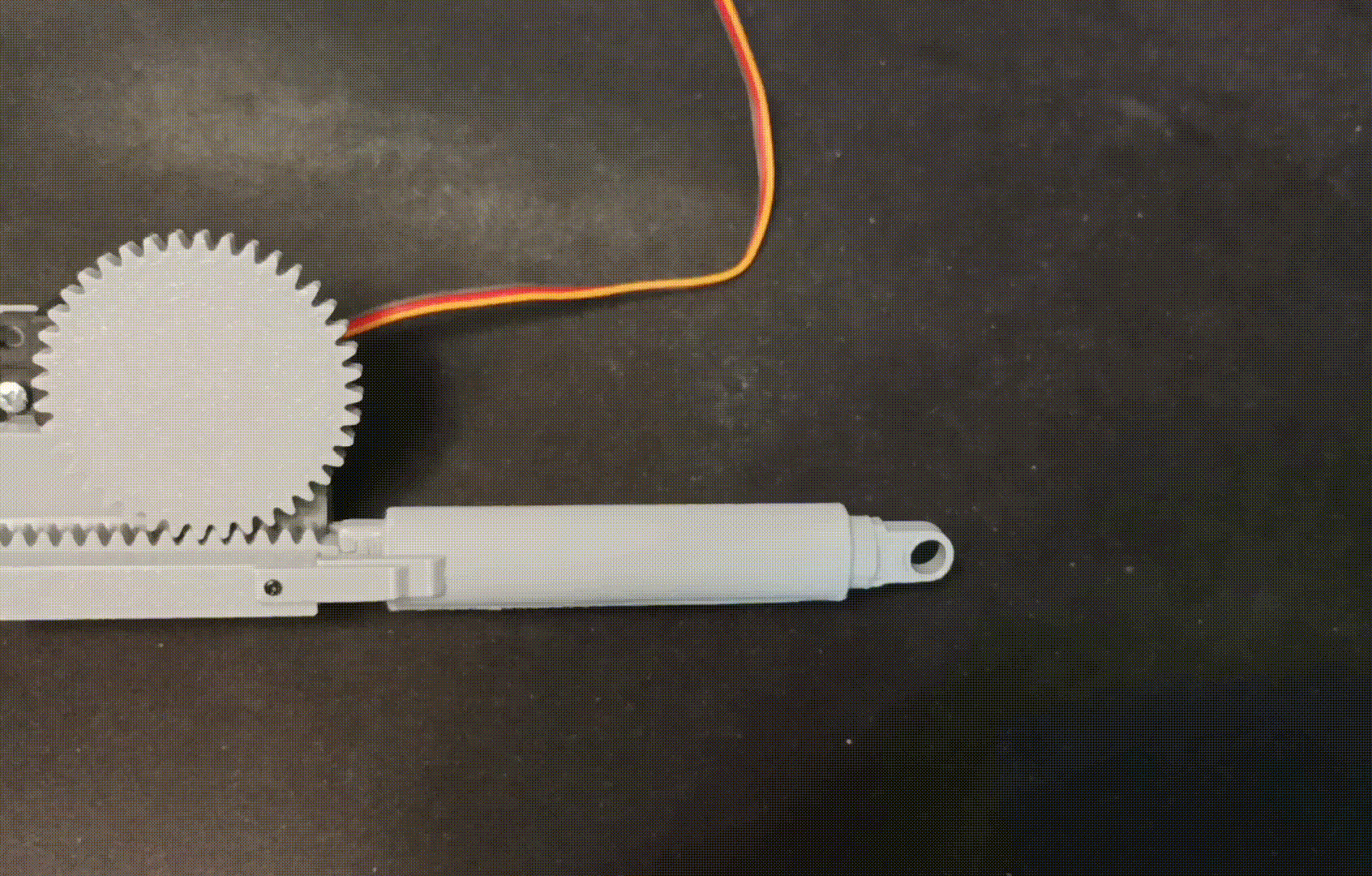 Linear actuator with MG996R servo (180°)