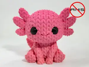 Knitted Axolotl / NO AMS