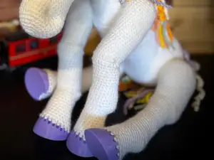 Horse Hoof Crochet Attachment